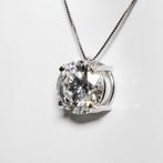 Zonder minimumprijs - Ketting met hanger - 18 karaat Witgoud