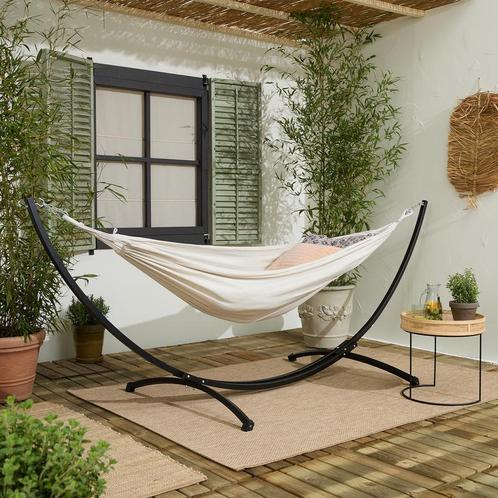 Hangmat met standaard - 300 x 110 x 105 cm, Tuin en Terras, Tuinsets en Loungesets, Nieuw, Verzenden