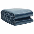 vidaXL Zwembadfolie solar drijvend 381 cm PE zwart en blauw, Verzenden, Nieuw