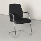 Sitland vergaderstoel, zwart, slede frame, Huis en Inrichting, Stoelen, Ophalen of Verzenden, Gebruikt