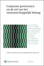 Corporate governance en de rol van het vennootschappelijk, Boeken, Verzenden, Zo goed als nieuw