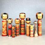 Kokeshi en Japanse antieke pop 9 - Hout - Yoshio  Niiyama