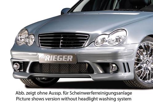 Rieger voorbumper | C-Klasse (W203) - Sedan, T-model | stuk, Auto-onderdelen, Carrosserie, Nieuw, Mercedes-Benz, Verzenden