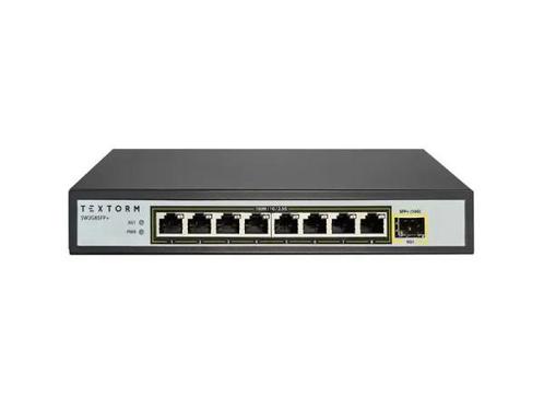 Veiling - TEXTORM Netwerkswitch met 8 poorten (1G/2.5G), Computers en Software, Netwerk switches