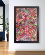 Corso Luca - Floral - abstract painting - XL -, Antiquités & Art