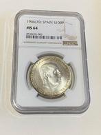 Spanje. Francisco Franco. 100 Pesetas 1966 (70) MS64 (Zonder