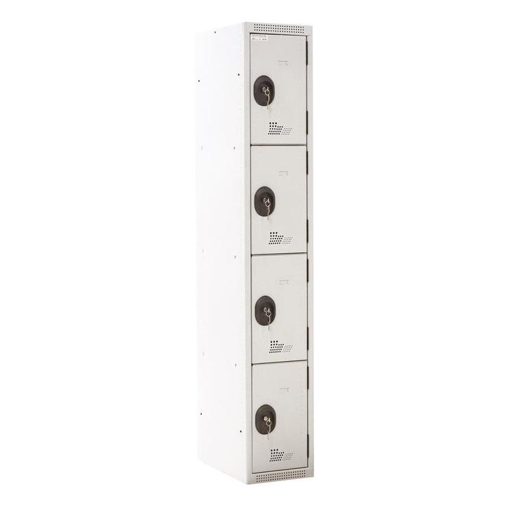 Gebruikte Garderobekasten 4 deuren (cilindersluiting), Huis en Inrichting, Kasten | Lockerkasten, Gebruikt, Ophalen of Verzenden