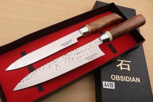 Obsidian - Keukenmes - Kitchen knife set -  Introductie van, Antiek en Kunst, Antiek | Keukengerei