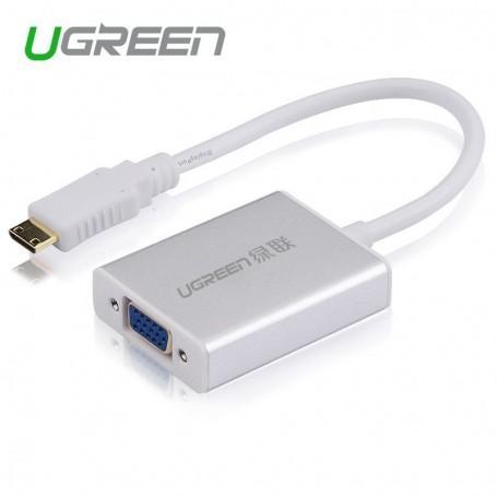 HDMI to VGA+3.5MM Audio+Mirco USB converter Zilver, Informatique & Logiciels, Accumulateurs & Batteries, Envoi