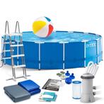 Intex Zwembad 457cm: Complete set | Retour deal | -40%, Tuin en Terras, 120 cm of meer, Verzenden, Rond, Nieuw