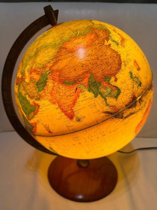 Rico - Globe tafellamp - Messing, Plastic - aards Ricoglobus, Antiek en Kunst, Curiosa en Brocante