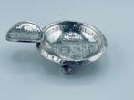 Asbak - .900 zilver - Asbak in zilver, Antiek en Kunst, Antiek | Zilver en Goud