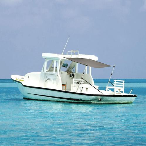 vidaXL Schaduwdoek T-top 170x208x(115-183) cm, Watersport en Boten, Bootonderdelen, Nieuw, Verzenden