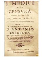 De Bezancon Germain - I Medici alla Censura - 1683, Antiek en Kunst