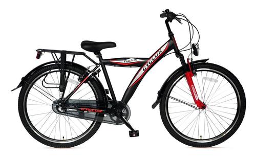 Cyclux Astro  Jongensfiets 24 Inch N3 Zwart Rood, Fietsen en Brommers, Fietsen | Jongens, Ophalen of Verzenden