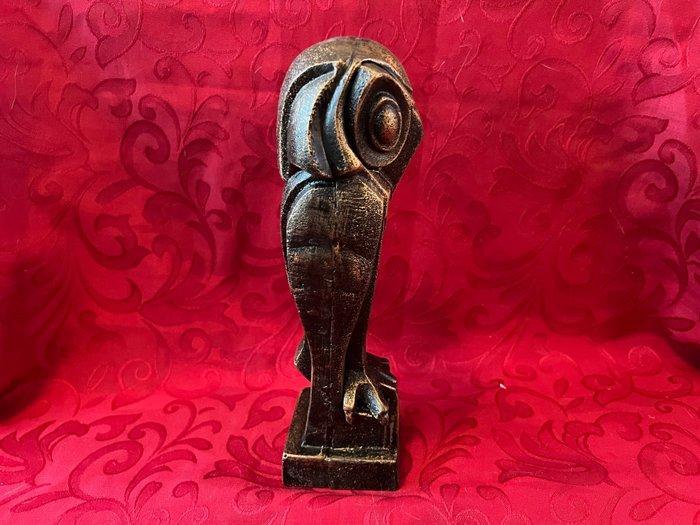 Beeldje - Uil art deco - Gietijzer, Antiek en Kunst, Curiosa en Brocante