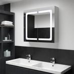 vidaXL Armoire de salle de bain à miroir LED 80x12,2x68, Verzenden, Neuf