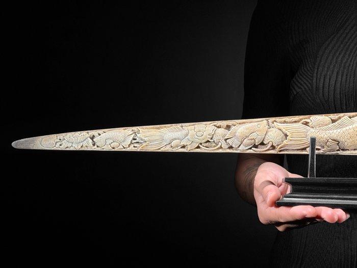 Geen minimumbiedprijs - Prachtige grote gesneden stoof met, Antiek en Kunst, Kunst | Designobjecten