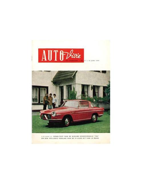 1959 AUTOVISIE MAGAZINE 13 NEDERLANDS, Boeken, Auto's | Folders en Tijdschriften