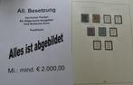 Geallieerde bezetting - Duitsland (Amerikaanse en Britse, Gestempeld