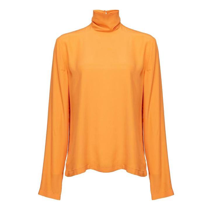 Pinko • oranje blouse Balda • 34 (IT40), Kleding | Dames, Blouses en Tunieken, Oranje, Nieuw, Maat 42/44 (L), Verzenden
