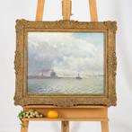 Anthonie Pieter Schotel (1890-1958) - Stoomboten op zee, Antiek en Kunst