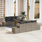 vidaXL Tuinbank Set met kussen 7 pcs Grijs 100 x 55 x 73 cm, Verzenden, Nieuw