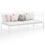 vidaXL Cadre de canapé-lit extensible Blanc Métal 90x200, Maison & Meubles, Chambre à coucher | Lits, Neuf, Verzenden