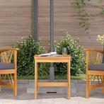 vidaXL Bijzettafel Bruin Massief acaciahout, Tuin en Terras, Verzenden, Nieuw