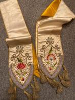 Oude gotische chasuble - Borduurwerk - Orfroi - Gallon moiré, Antiek en Kunst