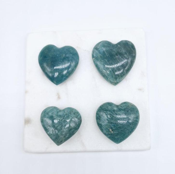 Amazoniet hart, Handtassen en Accessoires, Edelstenen, Ophalen of Verzenden