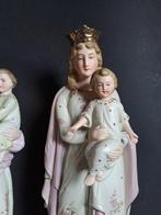 Statue, Koppel beelden Jozef en Maria met Kind Jezus - 32 cm