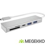 ICY BOX IB-HUB1413-CR hub & concentrator USB 3.0 (3.1 Gen 1), Computers en Software, USB Sticks, Verzenden, Nieuw