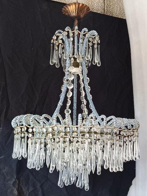 Plafondlamp - Glas, Antiek en Kunst, Curiosa en Brocante