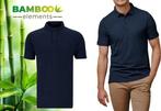 2dekans | Bamboo Elements - Polo Shirt Heren - Navy Blauw L, Kleding | Heren, Polo's, Ophalen of Verzenden, Nieuw