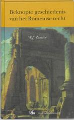 Beknopte geschiedenis van het Romeinse recht 9789054544296, Livres, W.J. Zwalve, Verzenden