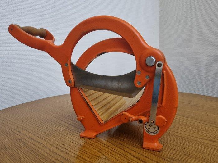 Raadvad - Broodsnijmachine - Excellent 294 in oranje,, Antiek en Kunst, Antiek | Keukengerei