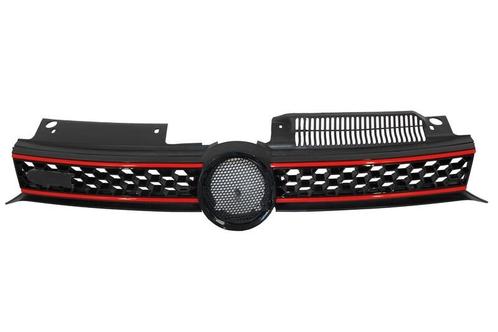 Grill GTI Look | Volkswagen Golf 6 VI 2008-2013 | Zwart met, Auto-onderdelen, Carrosserie, Nieuw, Volkswagen, Verzenden