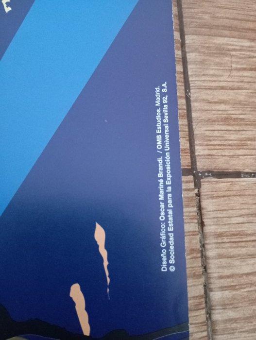 Oscar Mariné - EXPO 92 Sevilla - Jaren 1990, Antiquités & Art, Art | Dessins & Photographie