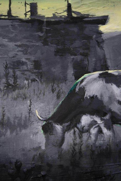 Samuel M Saucedo - Ruinas I, Antiek en Kunst, Kunst | Schilderijen | Modern