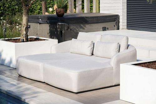 Flow Yavi daybed XL Graumel chalk |   Sunbrella | SALE, Tuin en Terras, Tuinsets en Loungesets