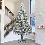 vidaXL Kunstmatige voorverlichte kerstboom met ballenset, Diversen, Kerst, Verzenden, Nieuw