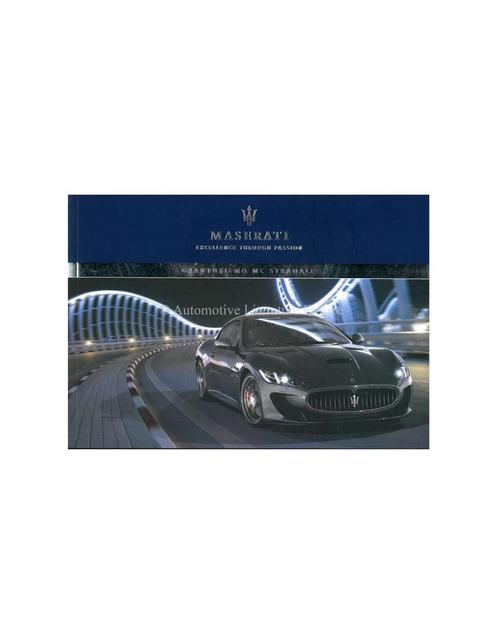 2013 MASERATI GRANTURISMO MC STRADALE INSTRUCTIEBOEKJE, Auto diversen, Handleidingen en Instructieboekjes