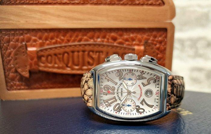 Franck Muller - Conquistador Chronograph - Zonder, Handtassen en Accessoires, Horloges | Heren
