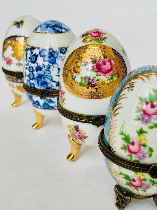 Fabergé ei - Zacht porcelein - Handbeschilderde Limoges, Antiek en Kunst, Curiosa en Brocante