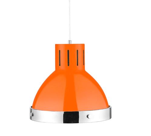 Interiors by Premier Orange and Chrome Pendant Light, Huis en Inrichting, Lampen | Overige, Verzenden