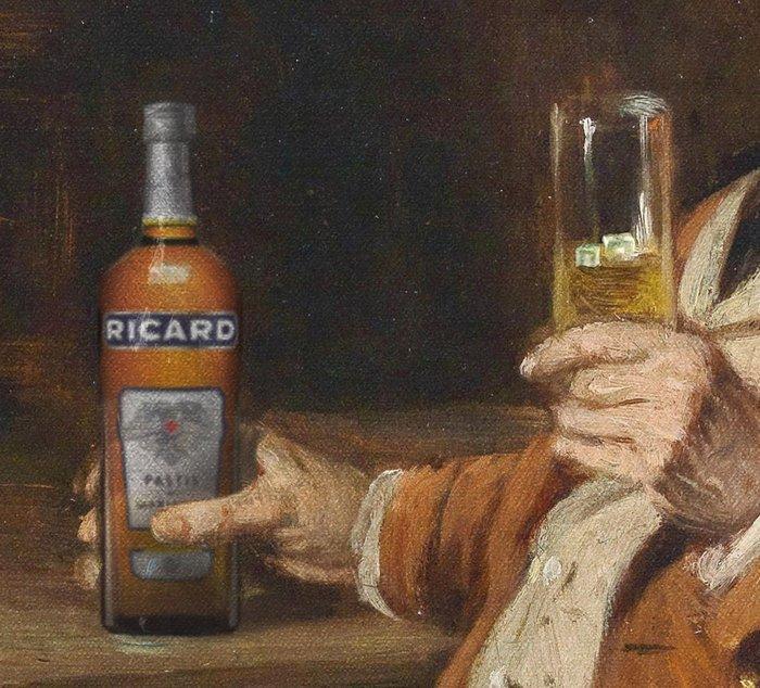 Teejo - Lheure de lapéro, Antiek en Kunst, Kunst | Schilderijen | Modern