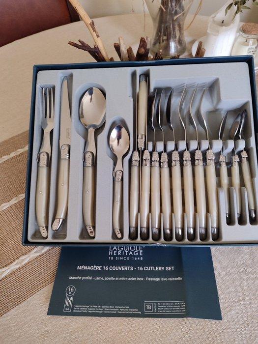 Laguiole Heritage - Bestekset (16) - Staal, Antiek en Kunst, Antiek | Keukengerei