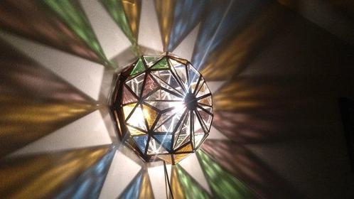 Lamp - Glas, Metaal, Antiek en Kunst, Curiosa en Brocante