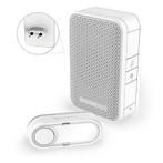 Honeywell draadloze plug-in deurbel met drukknop wit -, Verzenden, Nieuw